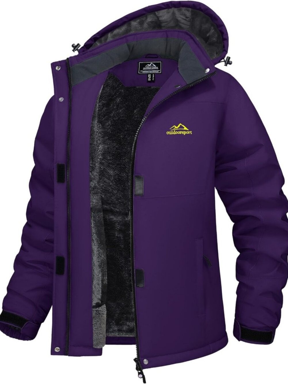 Warm Waterproof Winter Coat for Women - Fleece Lined Ski & Snow Jacket
